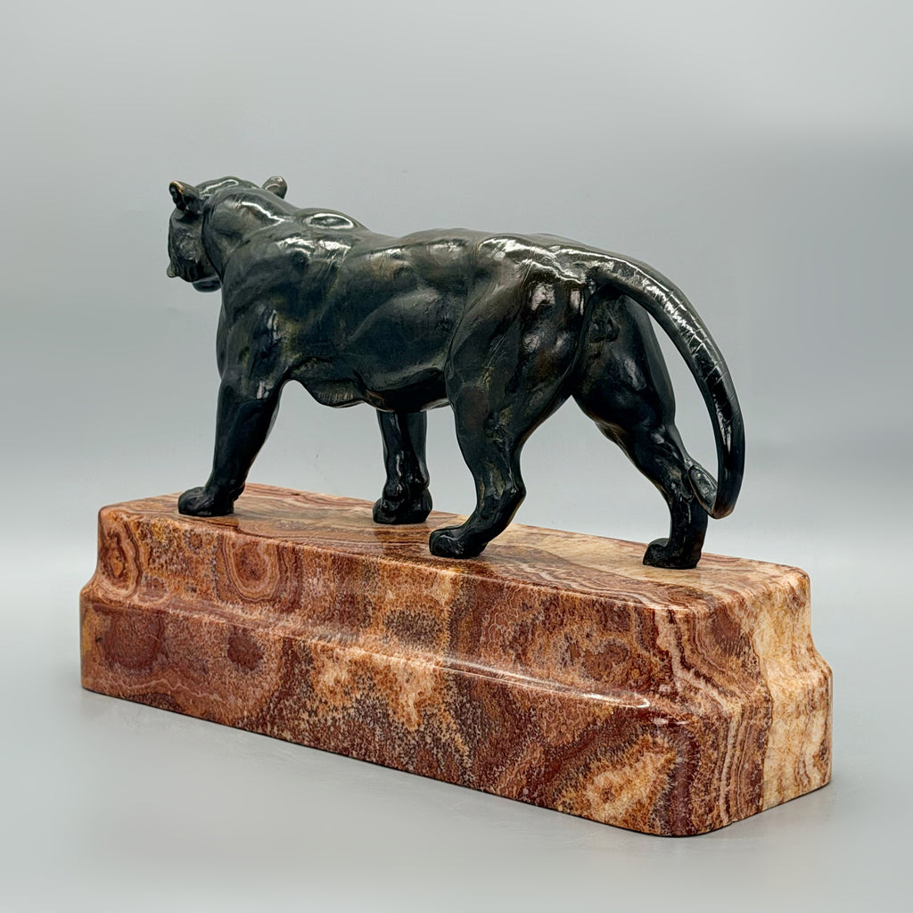 Tigre qui marche Antoine Louis Barye Bronze Sculpture - Markies Antiques Ltd