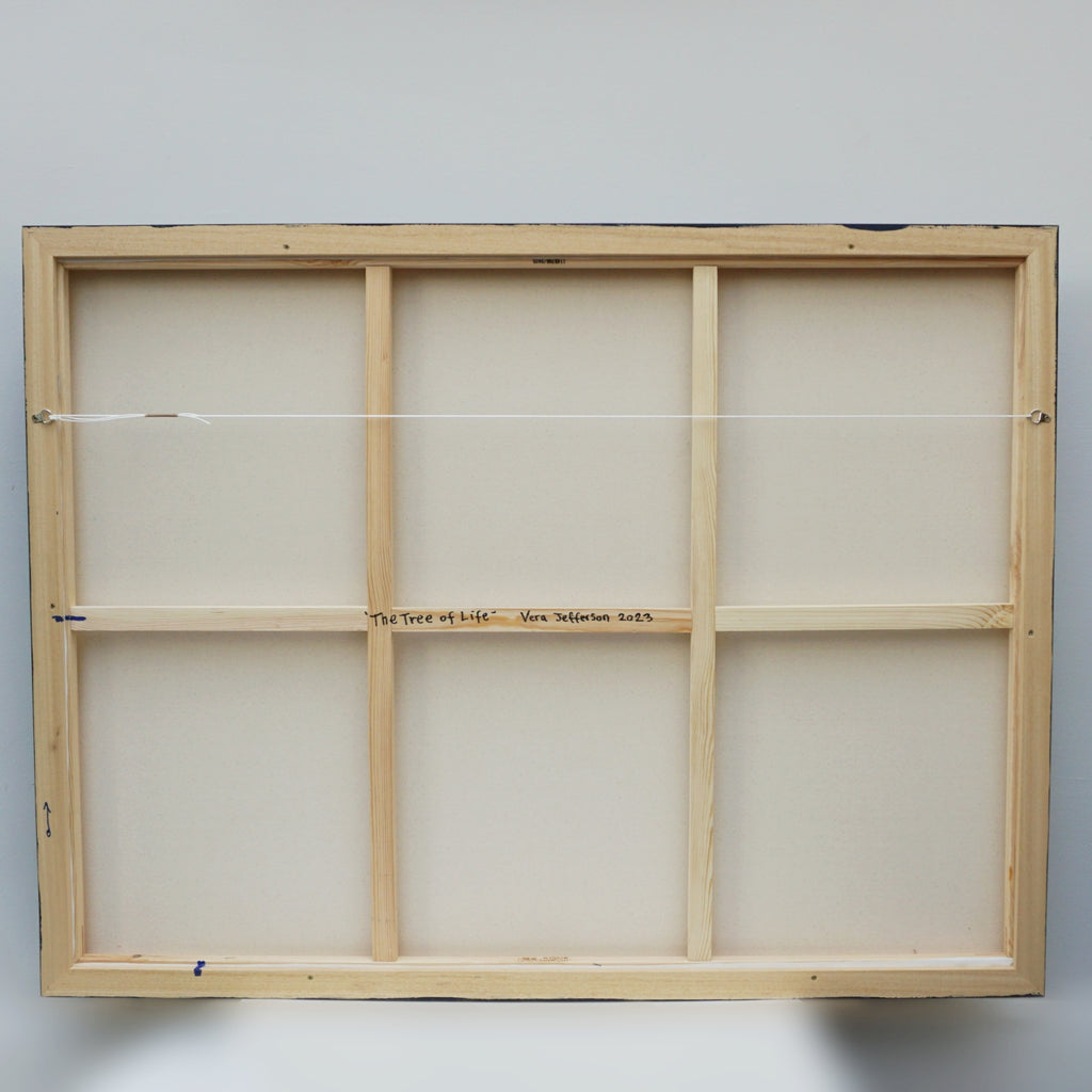 Tree of life - Vera Jefferson Contemporary Oil on Canvas . Jeroen Markies Art Deco