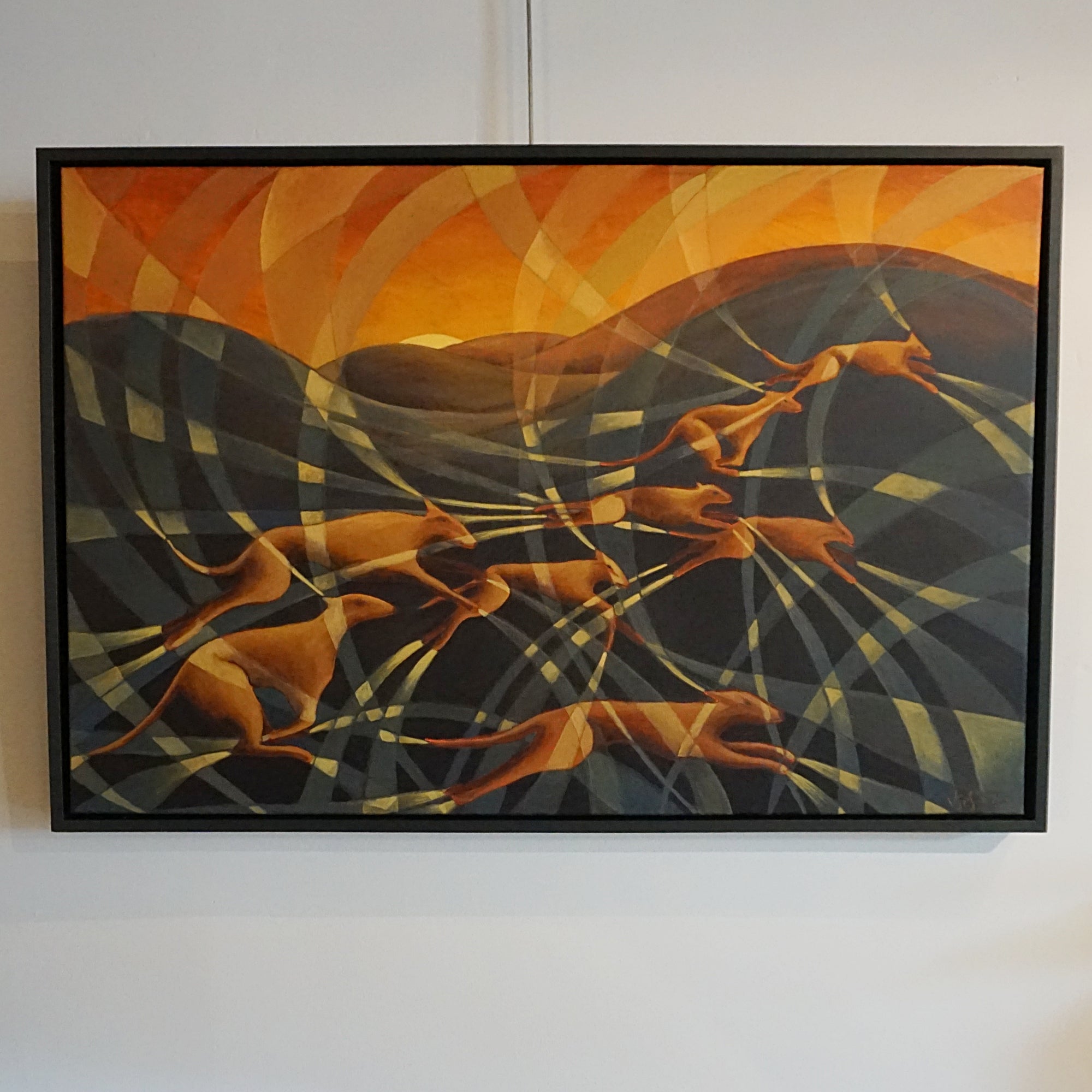 Contemporary Oil on Canvas Painting by Vera Jefferson, 2024 Oil Painting, Art Deco Style - Jeroen Markies Art Deco