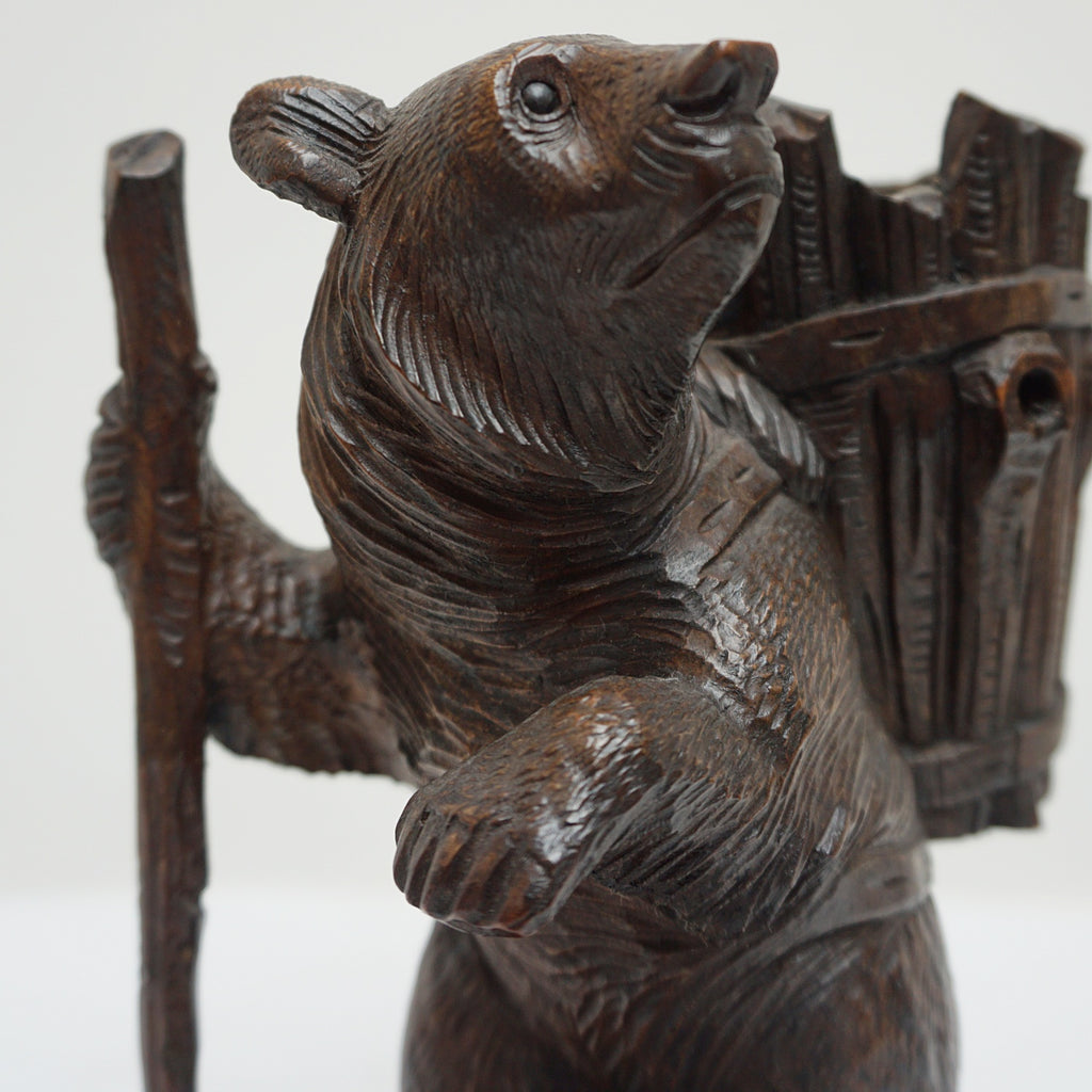 A Black Forest carved walking bear - Jeroen Markies Art Deco