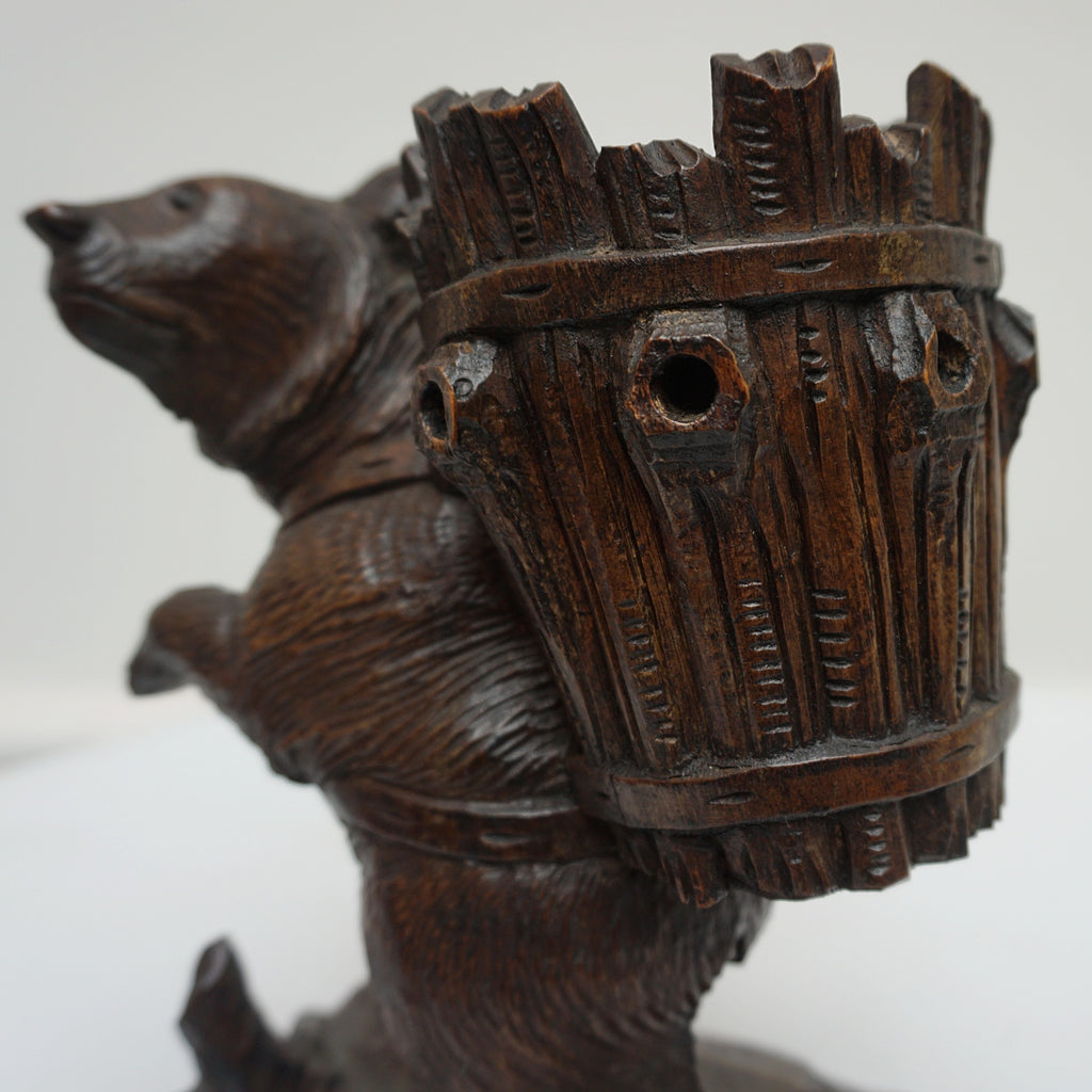 A Black Forest carved walking bear - Jeroen Markies Art Deco