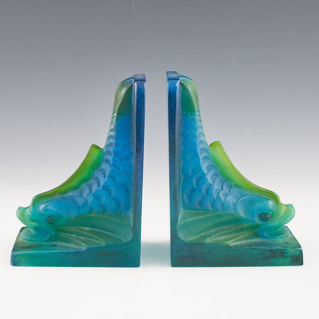 Pâte de Verre Bookends