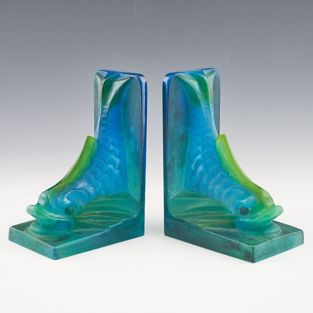 Pâte de Verre Bookends - Jeroen Markies Art Deco