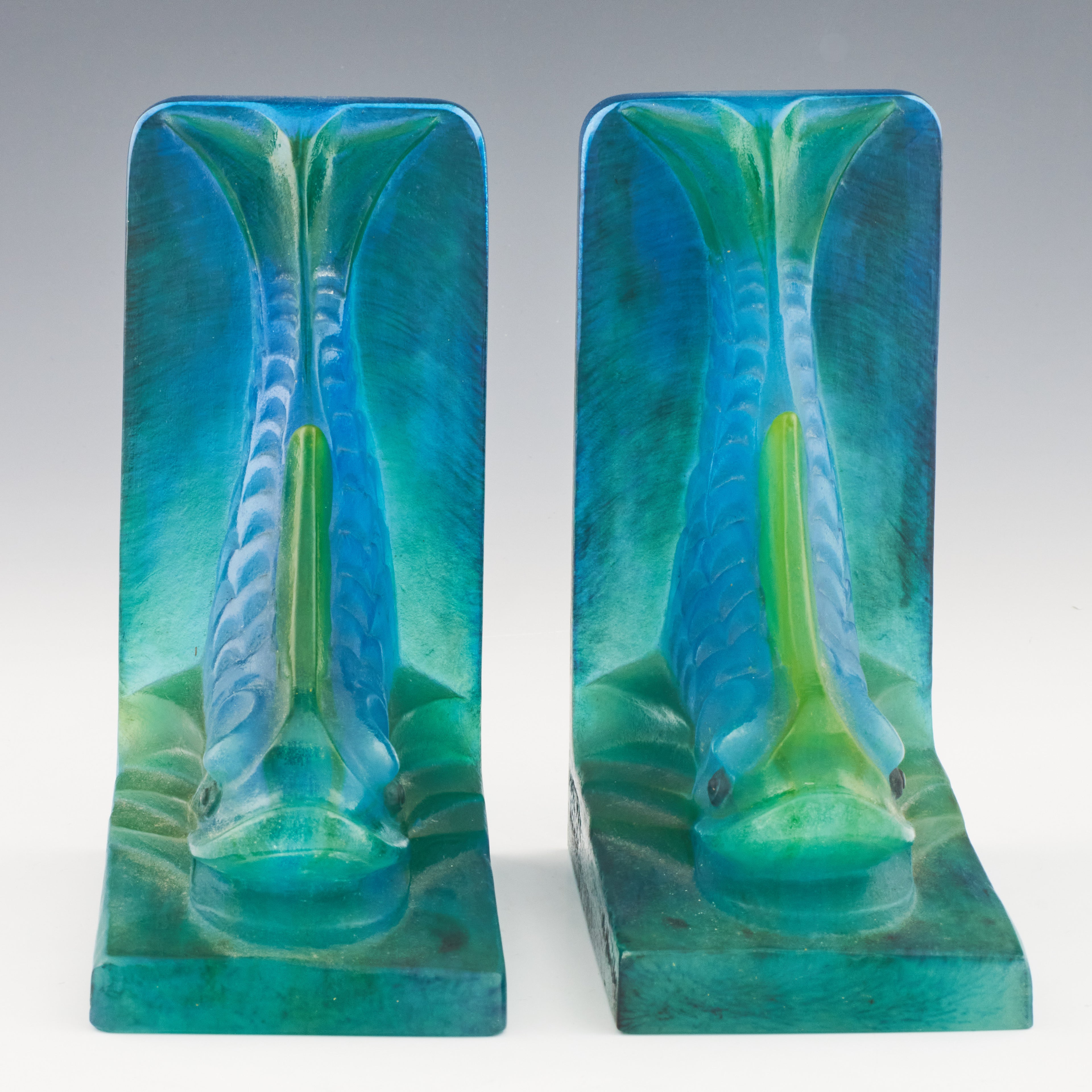 Pâte de Verre Bookends - Jeroen Markies Art Deco