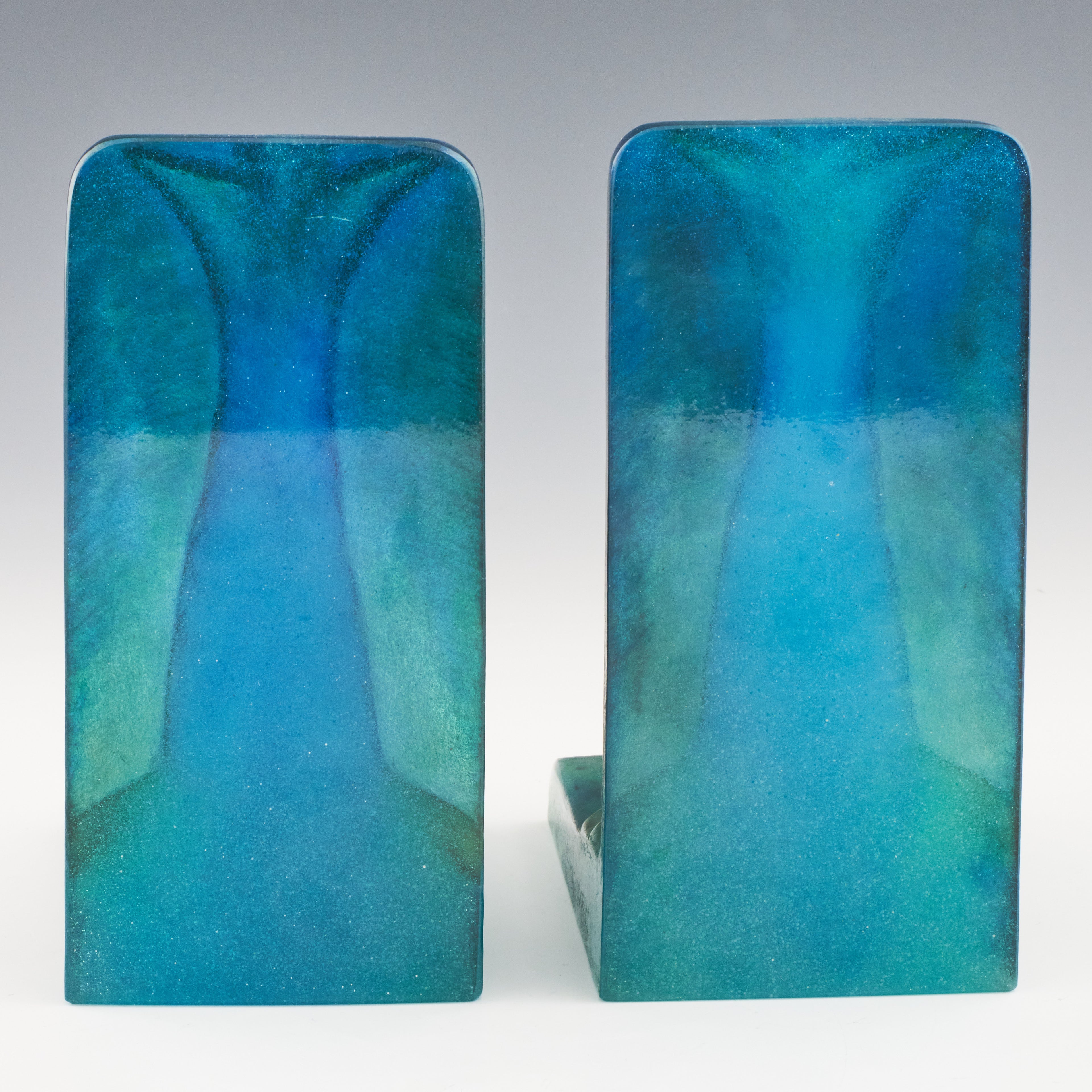 Pâte de Verre Bookends - Jeroen Markies Art Deco