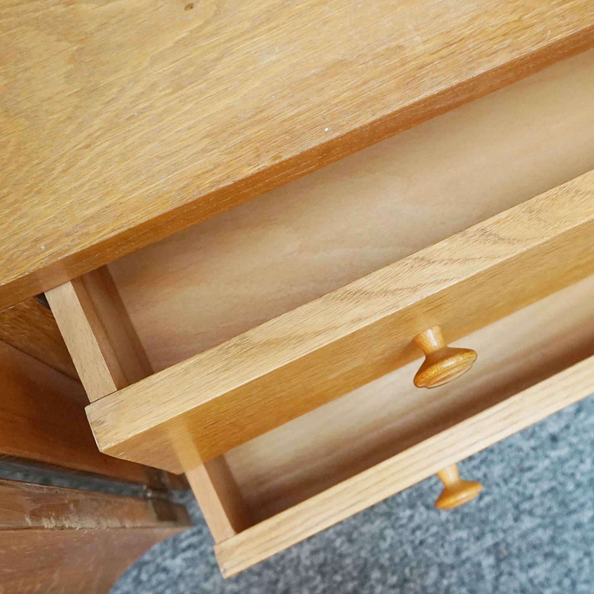 Art Deco wardrobe. Burr walnut wardrobe. 1930s furniture. solid oak vintage wardrobe. - Jeroen Markies Art Deco