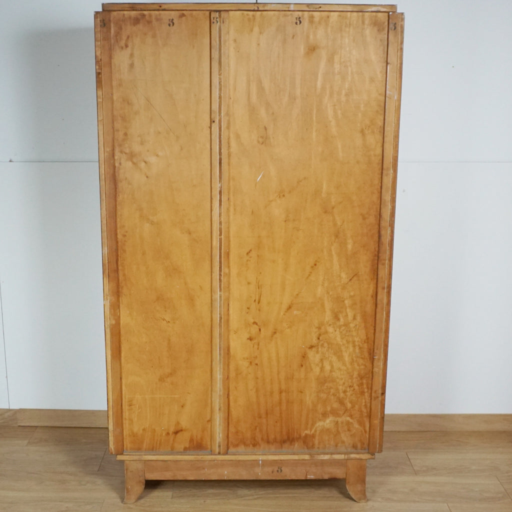 Art Deco Satinwood Wardrobe - Markies Antiques Ltd
