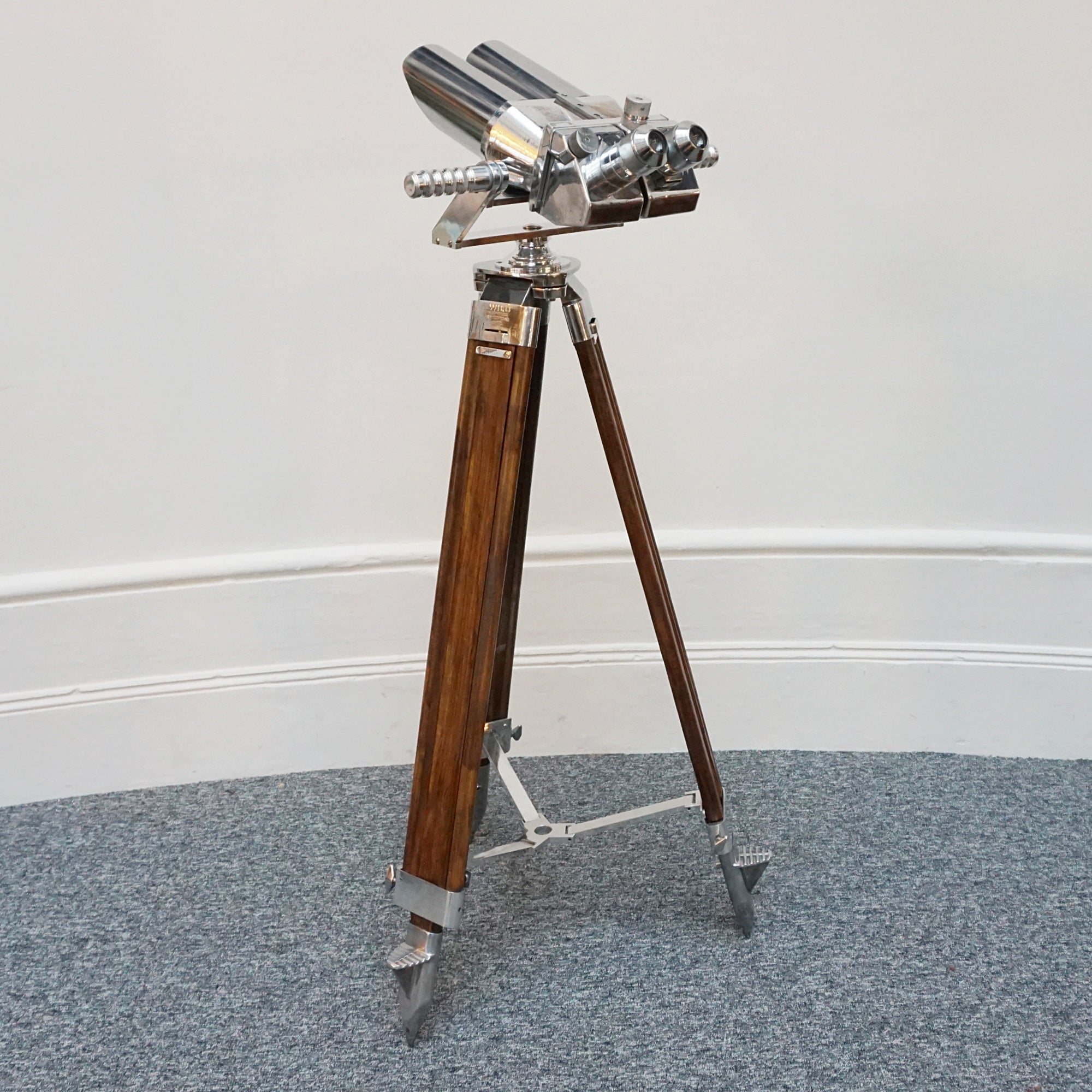 Zeiss WW11 Chromed Naval/Marine Binoculars 10x magnification - Jeroen Markies Art Deco