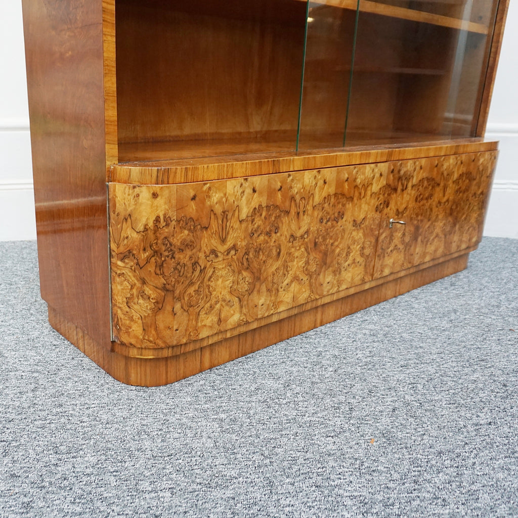 Original Walnut Art Deco Bookcase - Jeroen Markies Art Deco
