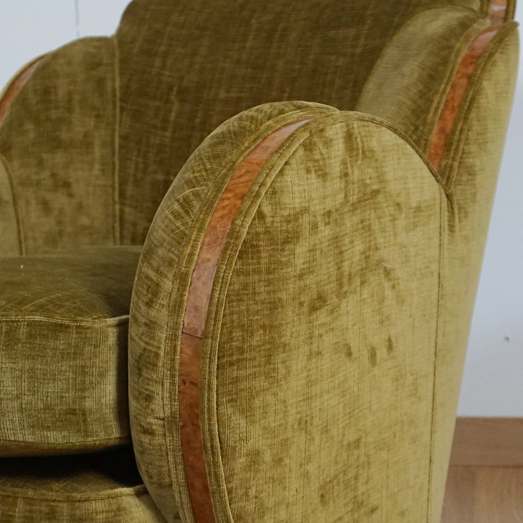 Vintage Art Deco Cloud Lounge Armchairs - Markies Antiques 