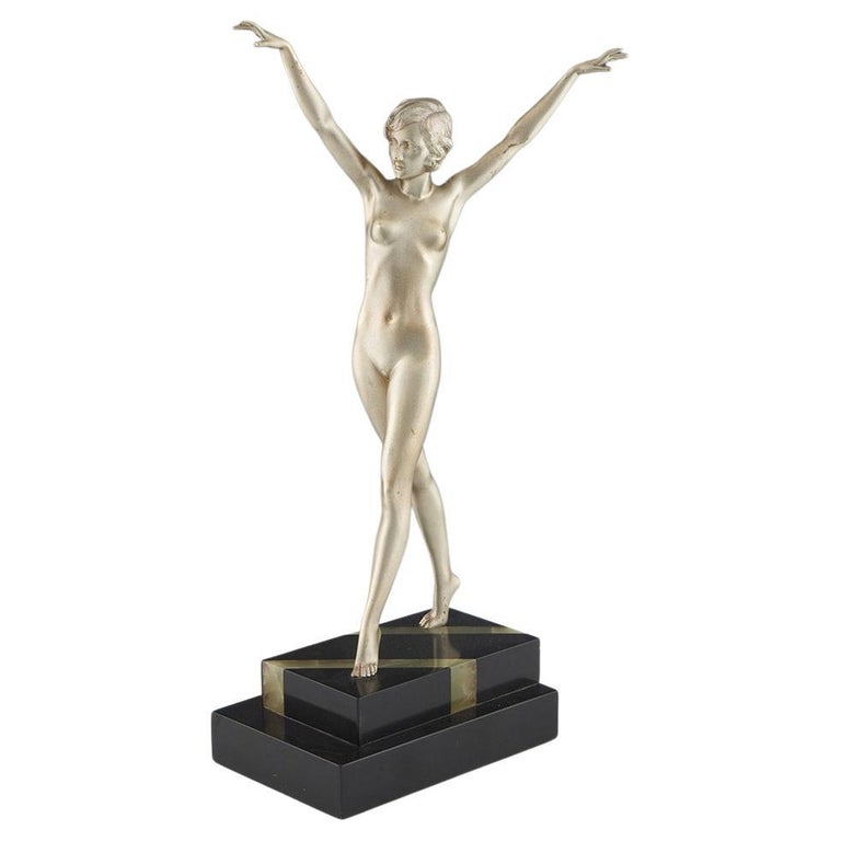 Ferdinand Preiss - Original Art Deco Bronze Preiss Sculpture - Nude Female Bronze Sculpture - Jeroen Markies Art Deco