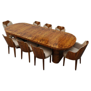 Art Deco Eight Seat Dining Suite