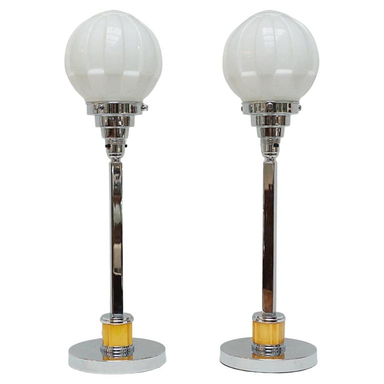 Pair of tall table lamps - Jeroen Markies Art Deco