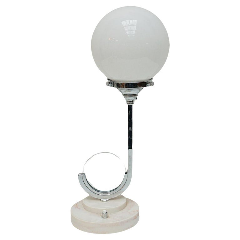 Vintage Art Deco Bakelite and Chromed Metal Table Lamp With Integral Picture Frame - Jeroen Markies Art Deco