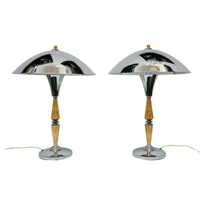 Pair of Dome Lamps