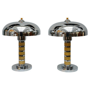 Pair of Dome Lamps