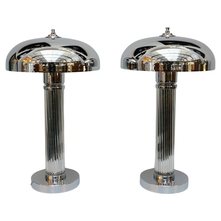 Pair of Tall Table Lamps