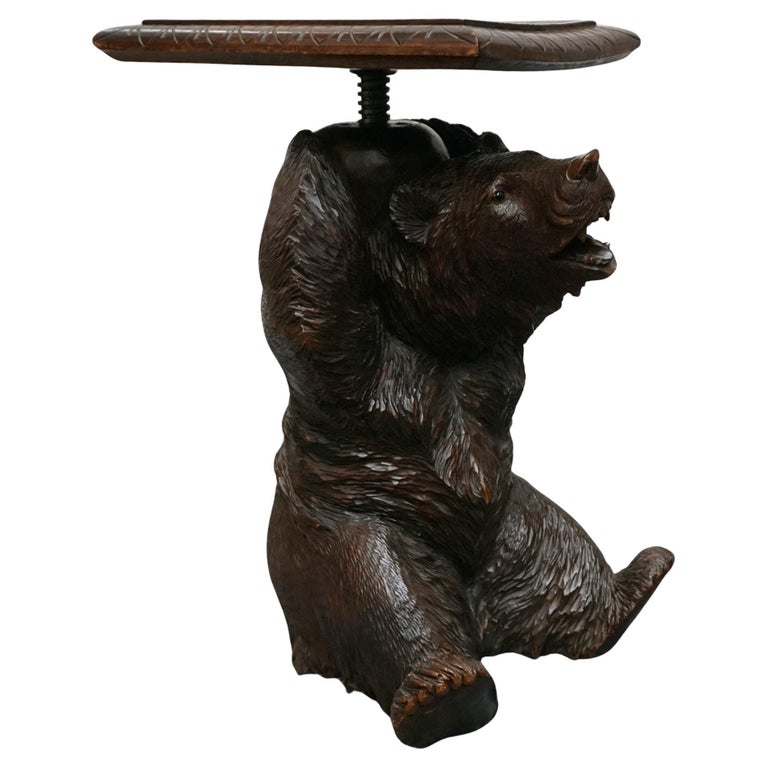 Black Forest Bear Original Piano Stool - Jeroen Markies Art Deco