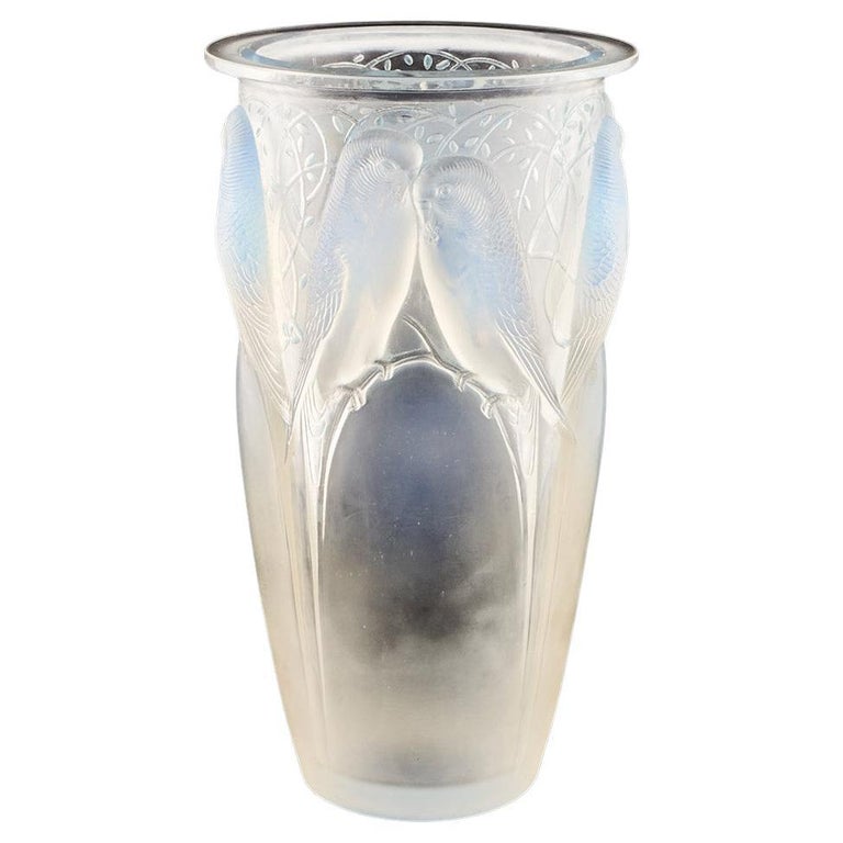 Ceylan an Opalescent Glass Vase by Rene Lalique - Jeroen Markies Art Deco