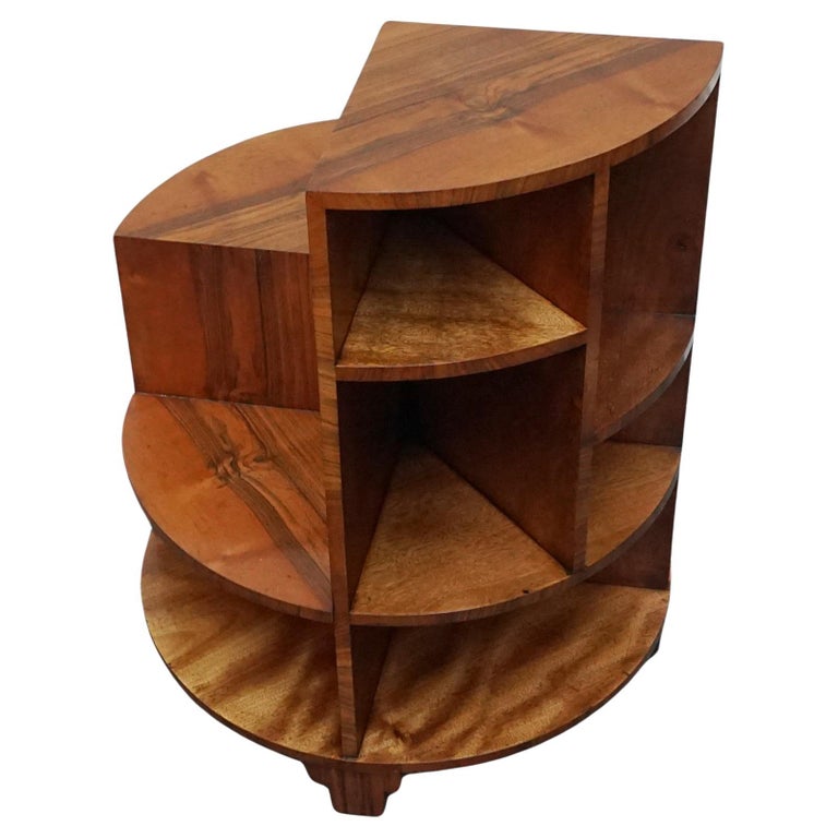 Burr and Figured Walnut Library Table - Jeroen Markies Art Deco