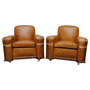 Pair of Club Chairs