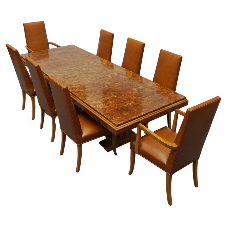 Art Deco Eight Seater Extendable Dining Suite - Jeroen Markies Art Deco