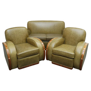 Art Deco Three Piece Tank Suite