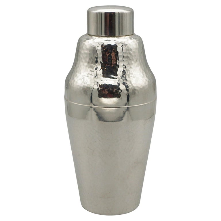 AN Art Deco Cocktail Shaker. 1930's barware, silver plate, Art Deco - Jeroen Markies Art Deco