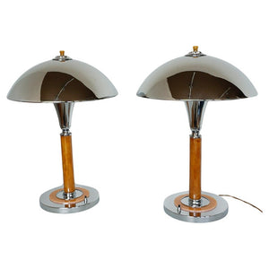 Pair of Dome Lamps