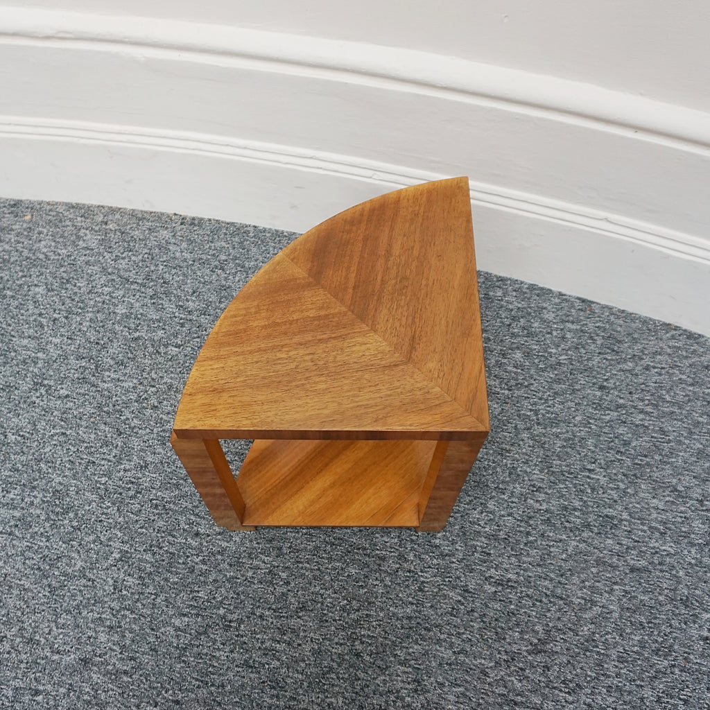 An Art Deco Figured Walnut Nest of Tables, 1930s Side Table, coffee table with four separate tables - Jeroen Markies Art Deco