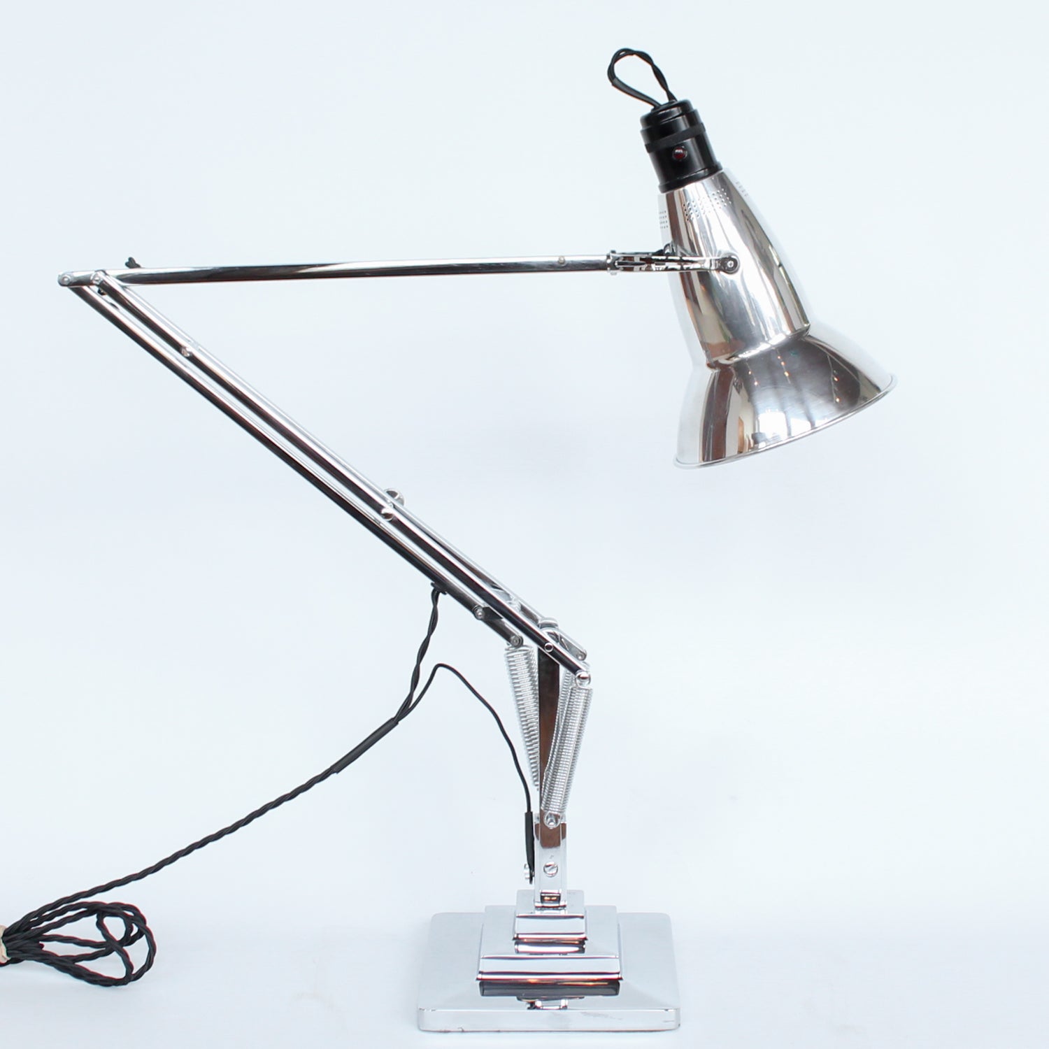 Art Deco three step anglepoise lamp by Herbert Terry & Sons at Jeroen Markies