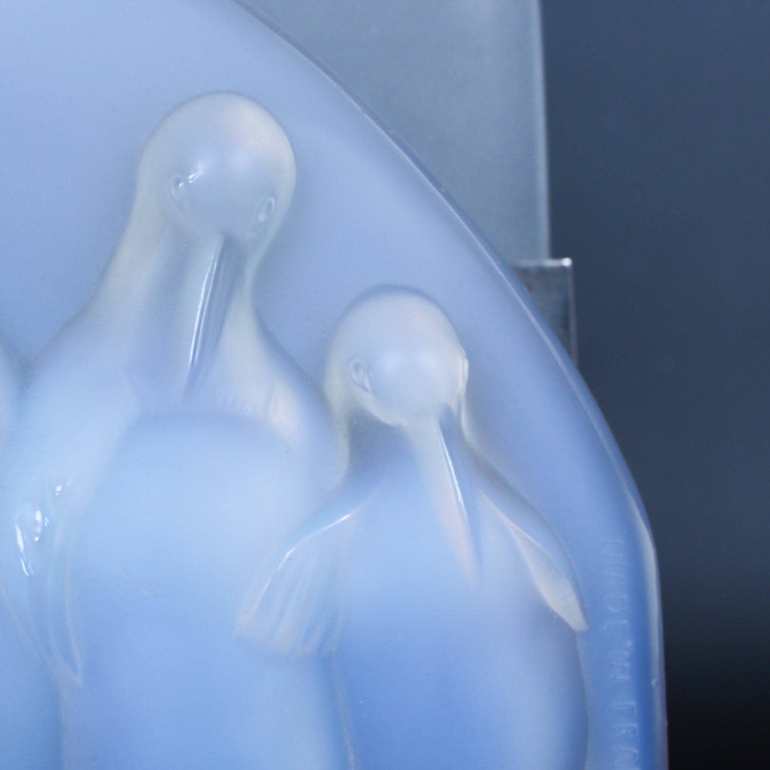 Art Deco Penguin Glass Lamp