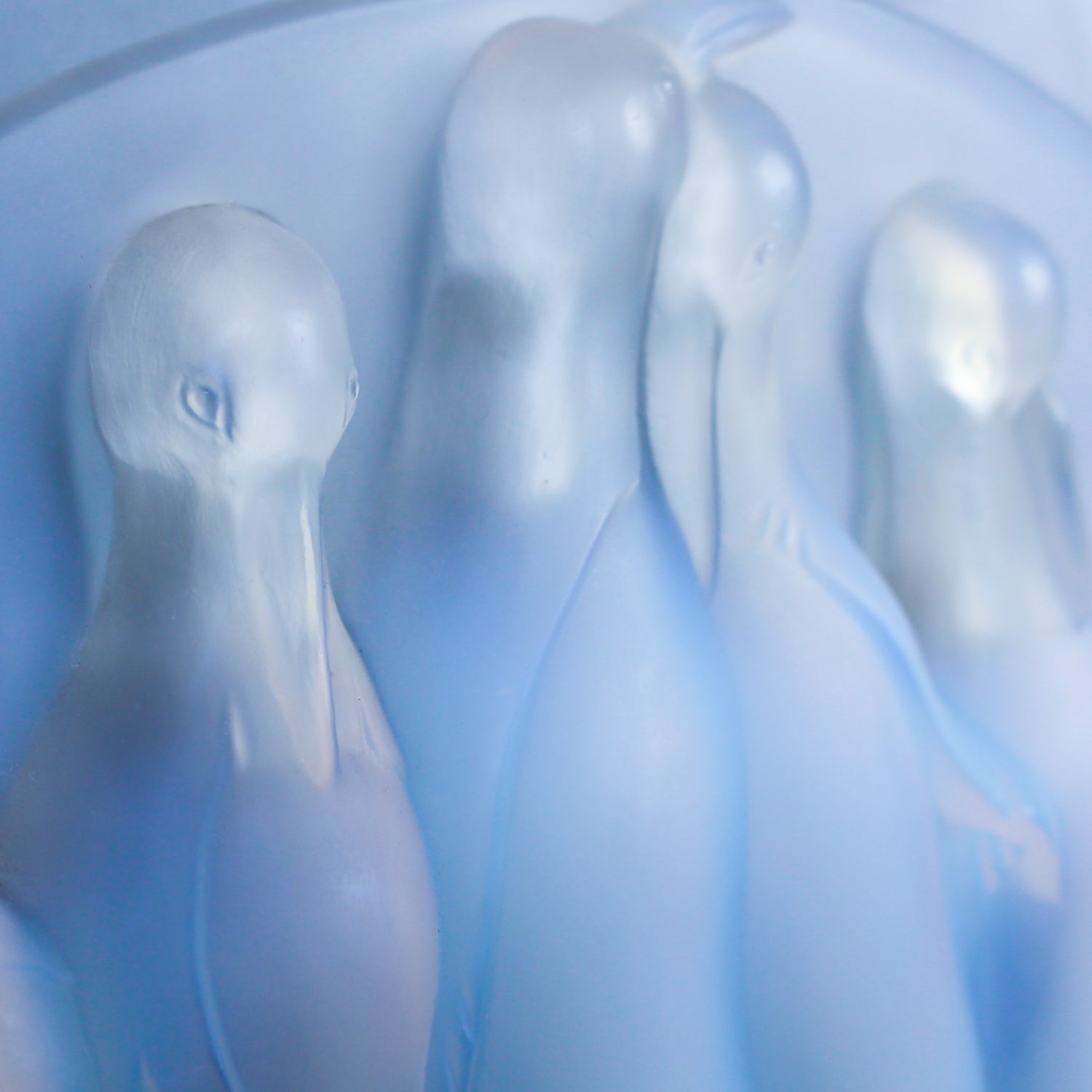 Art Deco Penguin Glass Lamp