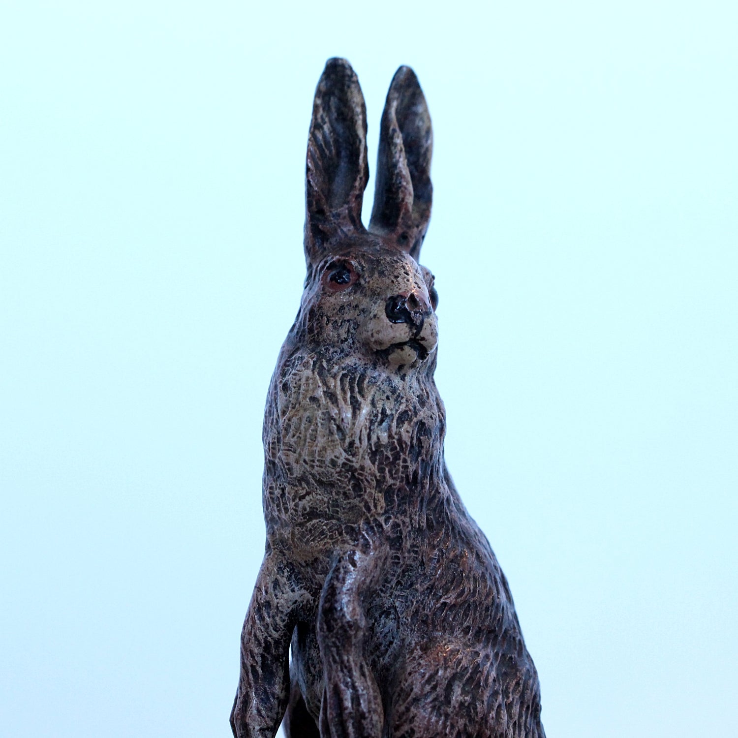 Cold Painted Bronze Hare at Jeroen Markies