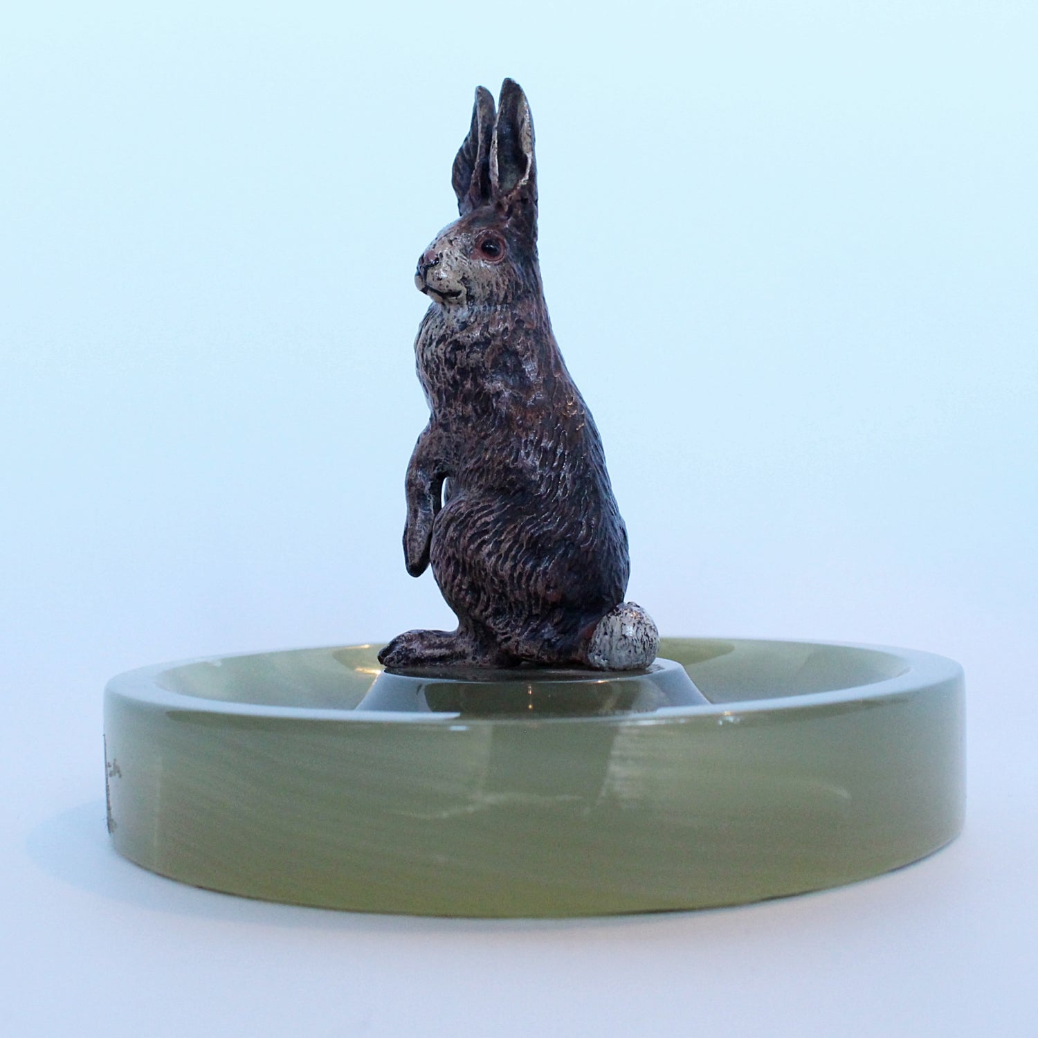 Cold Painted Bronze Hare at Jeroen Markies