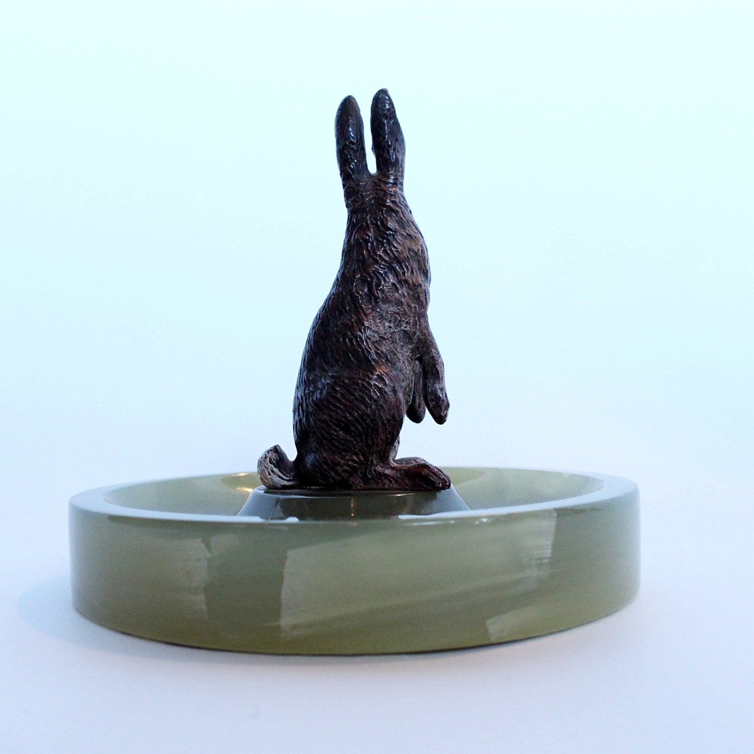 Cold Painted Bronze Hare at Jeroen Markies