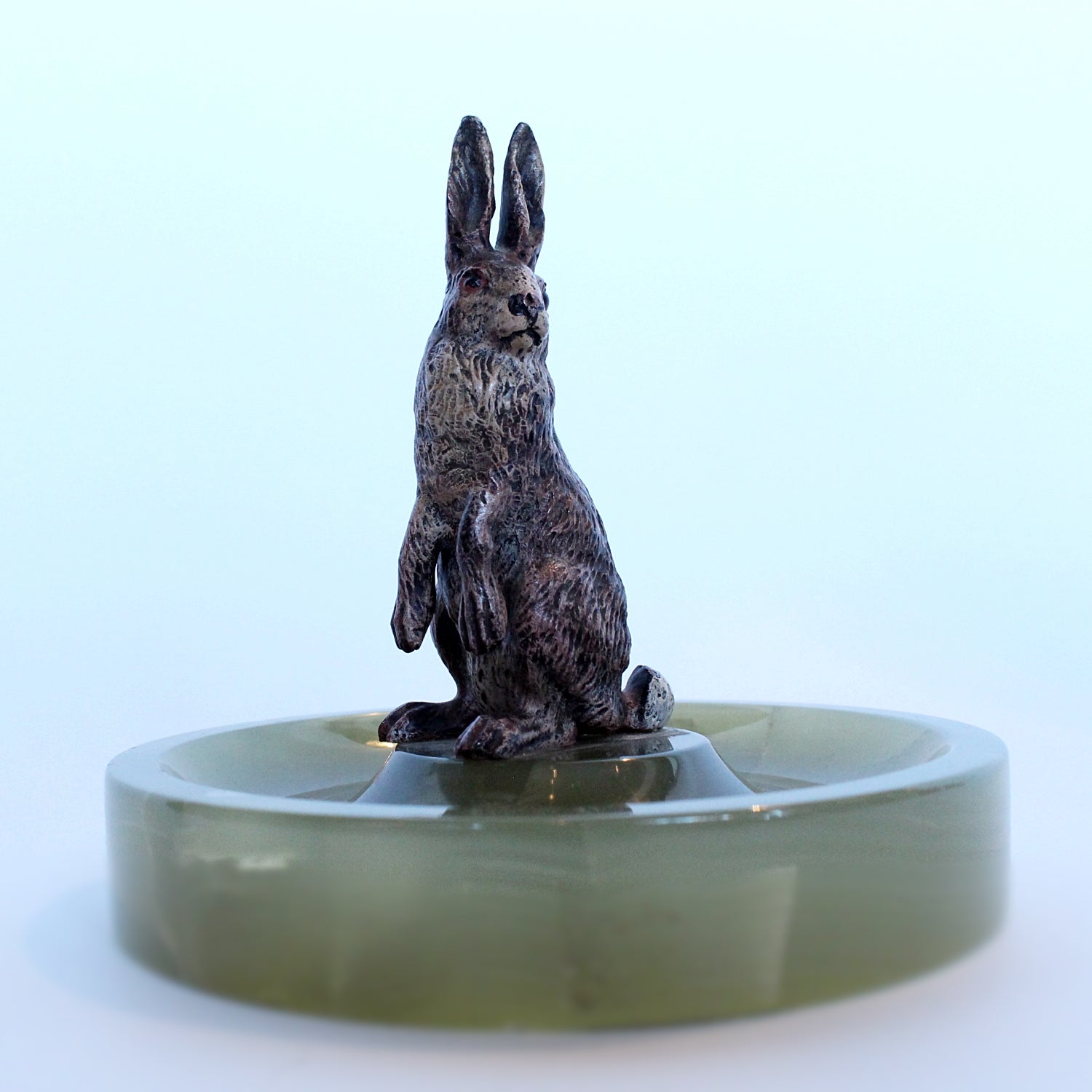 Cold Painted Bronze Hare at Jeroen Markies