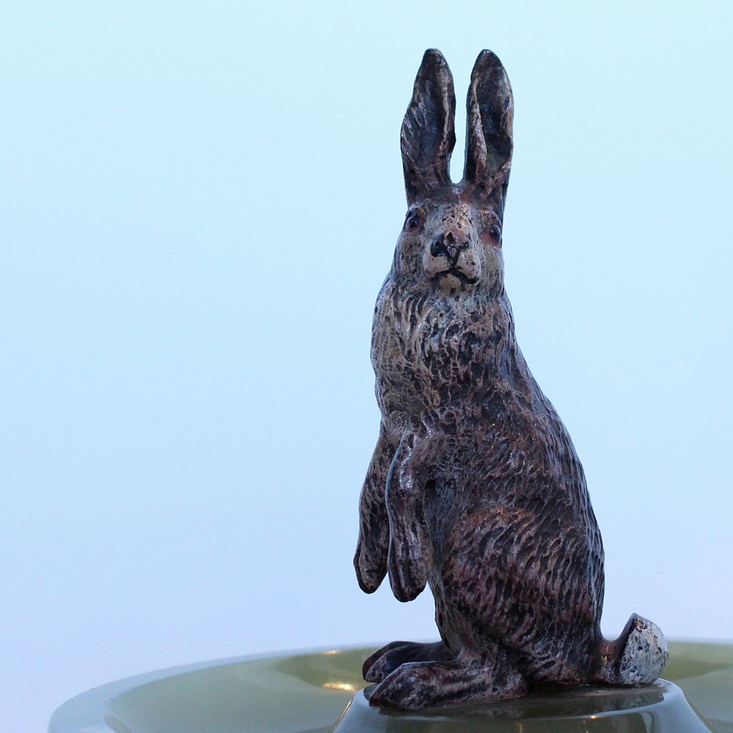 Cold Painted Bronze Hare at Jeroen Markies