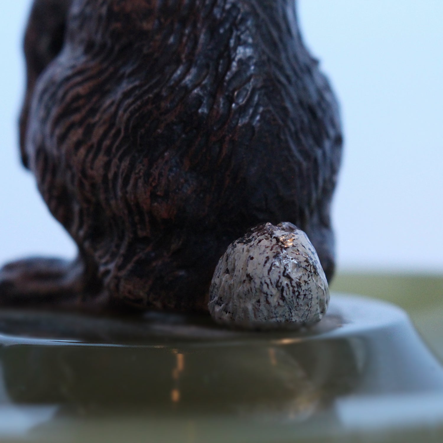 Cold Painted Bronze Hare at Jeroen Markies