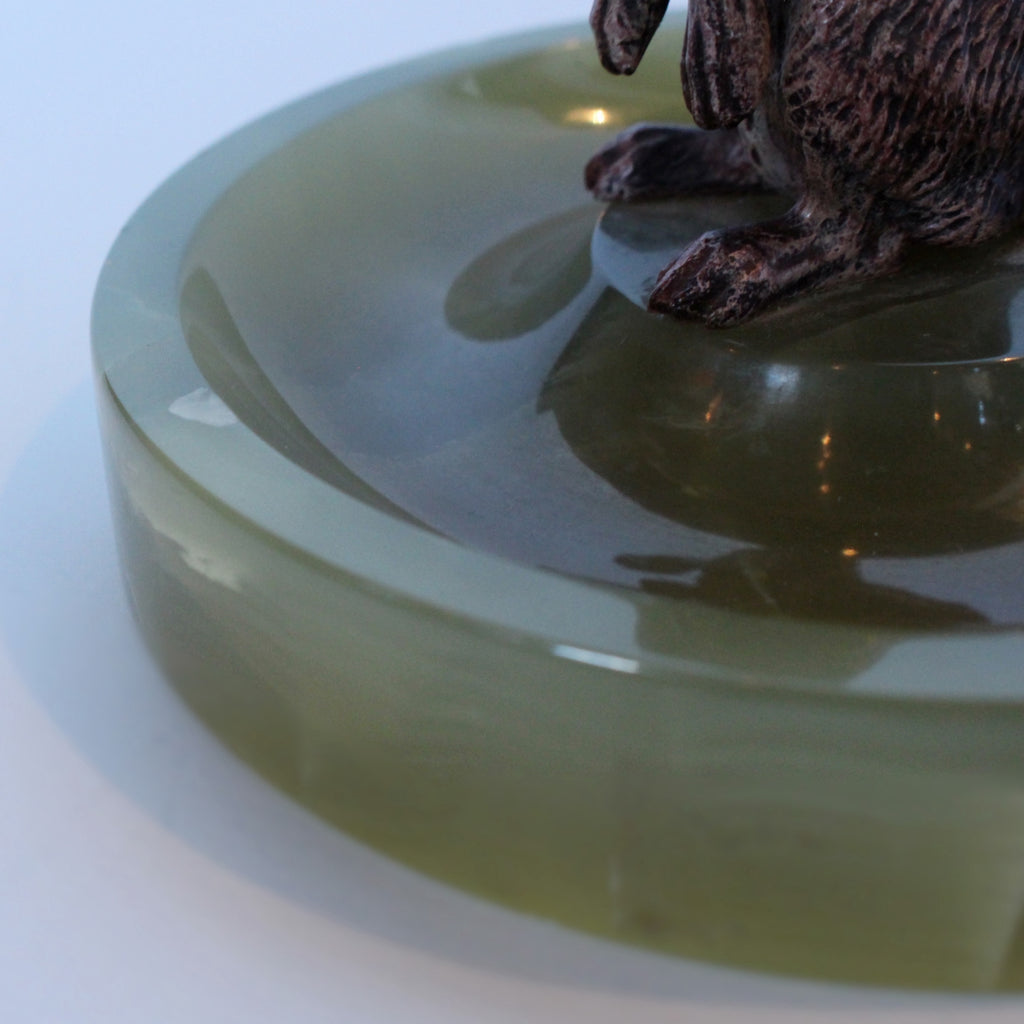 Cold Painted Bronze Hare at Jeroen Markies