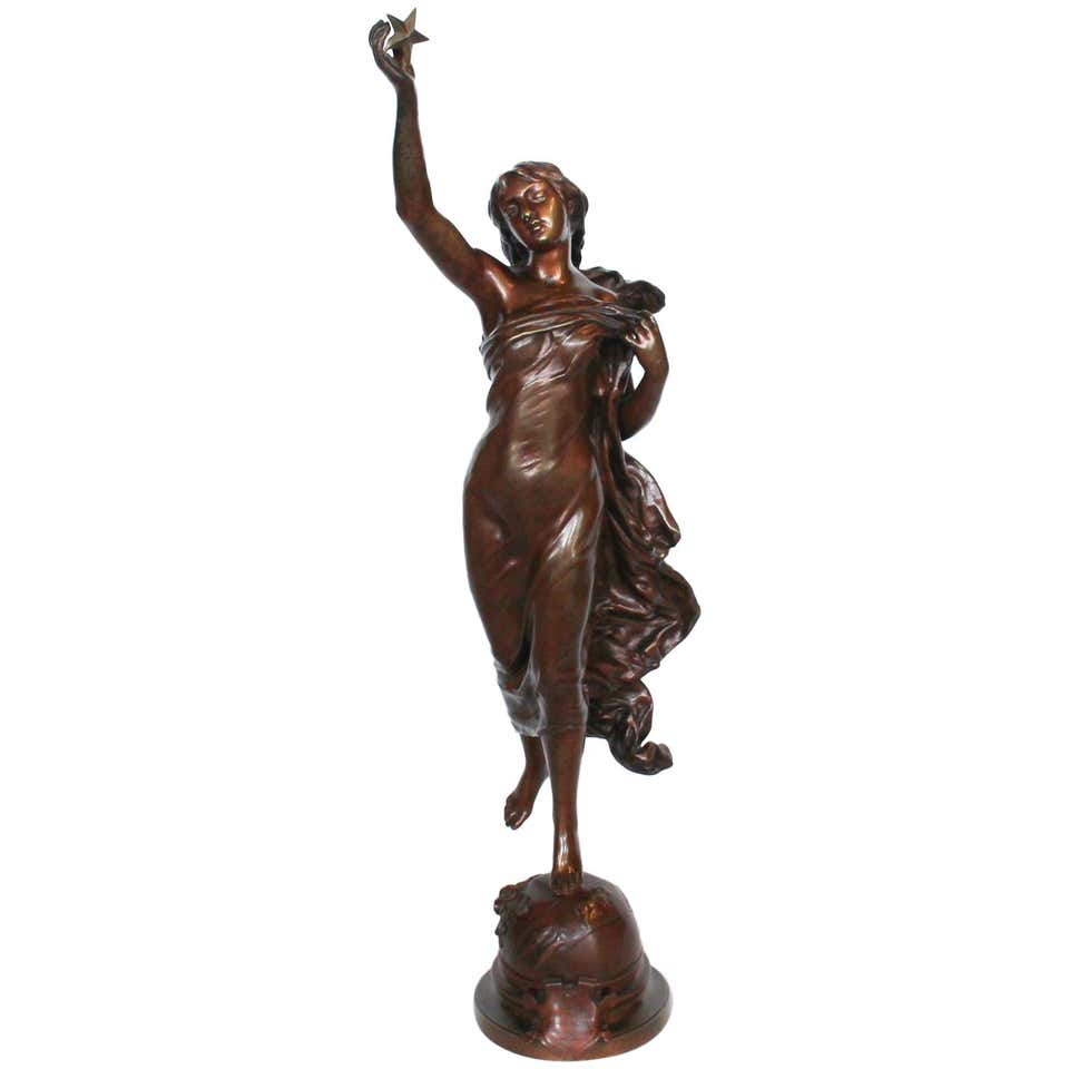 L'Etoile du Matin - Adrien Etienne Gaudez - Art deco bronze sculpture - Jeroen Markies Art Deco