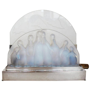 Art Deco Penguin Glass Lamp