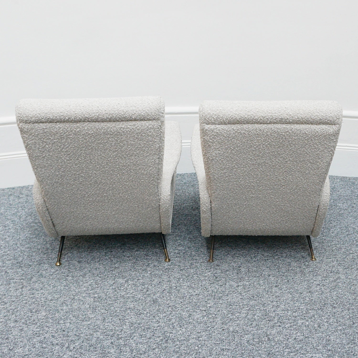 Pair of Mid-Century Modern Italian 1950's Lounge Chairs - Jeroen Markies Art Deco 