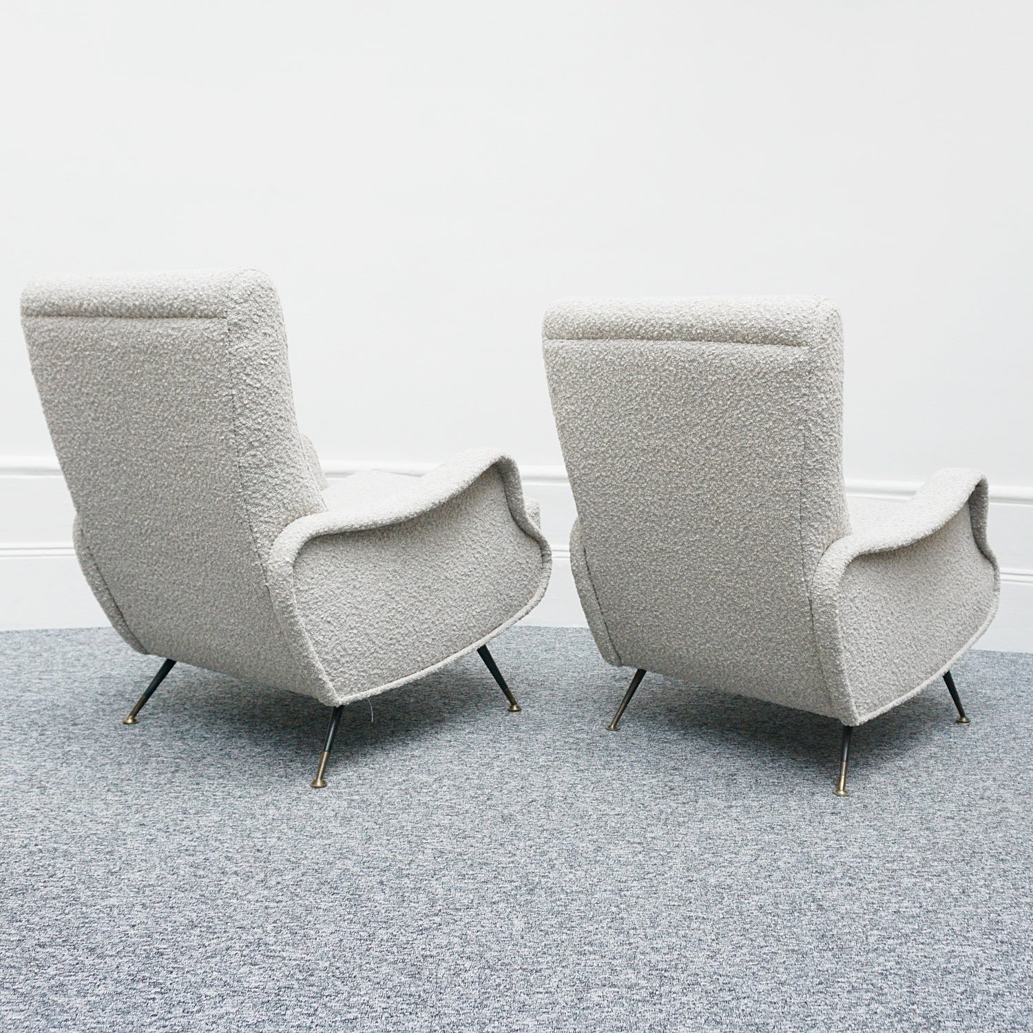 Pair of Mid-Century Modern Italian 1950's Lounge Chairs - Jeroen Markies Art Deco 