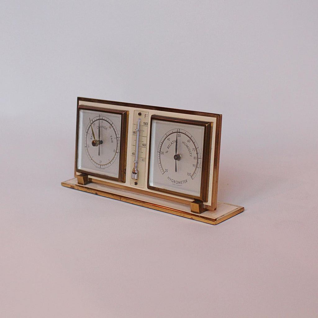 1950s barometer thermometer hygrometer set