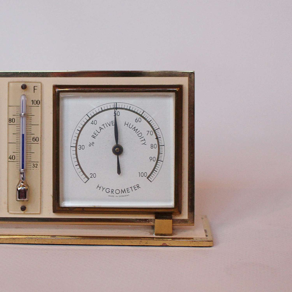 1950s barometer thermometer hygrometer set