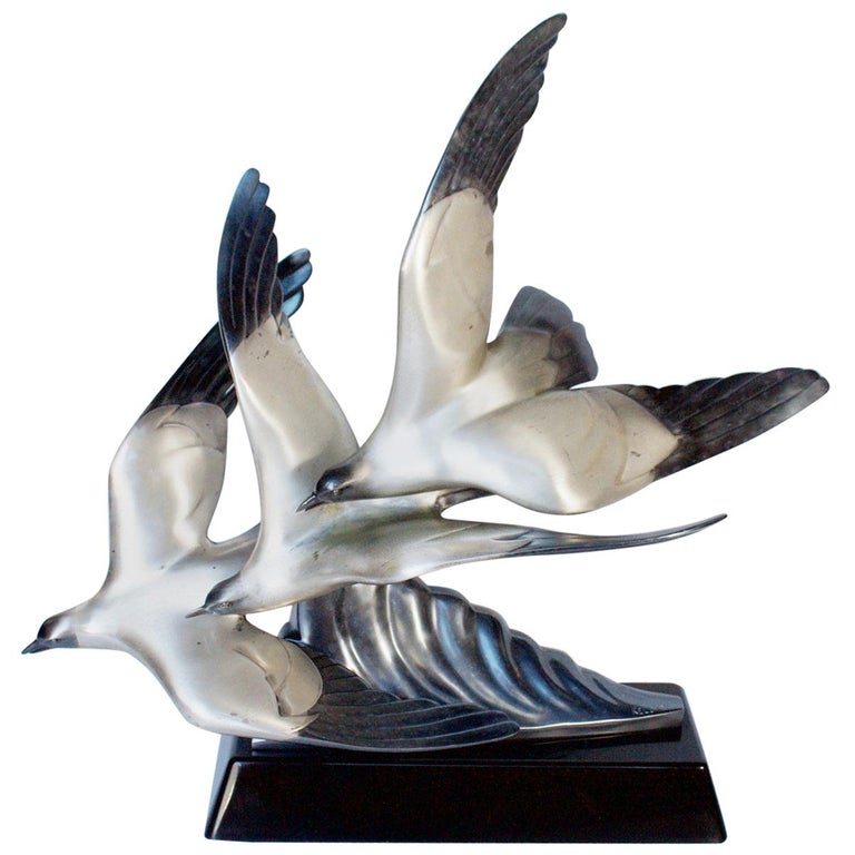In Flight - Alexandre Kelety - Art Deco Bronze Sculptures - Jeroen Markies Art Deco
