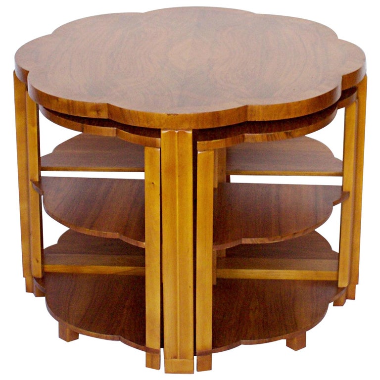 Art Deco Nest of Tables by Harry & Lou Epstein - Art Deco Coffee Tables -  Jeroen Markies Art Deco