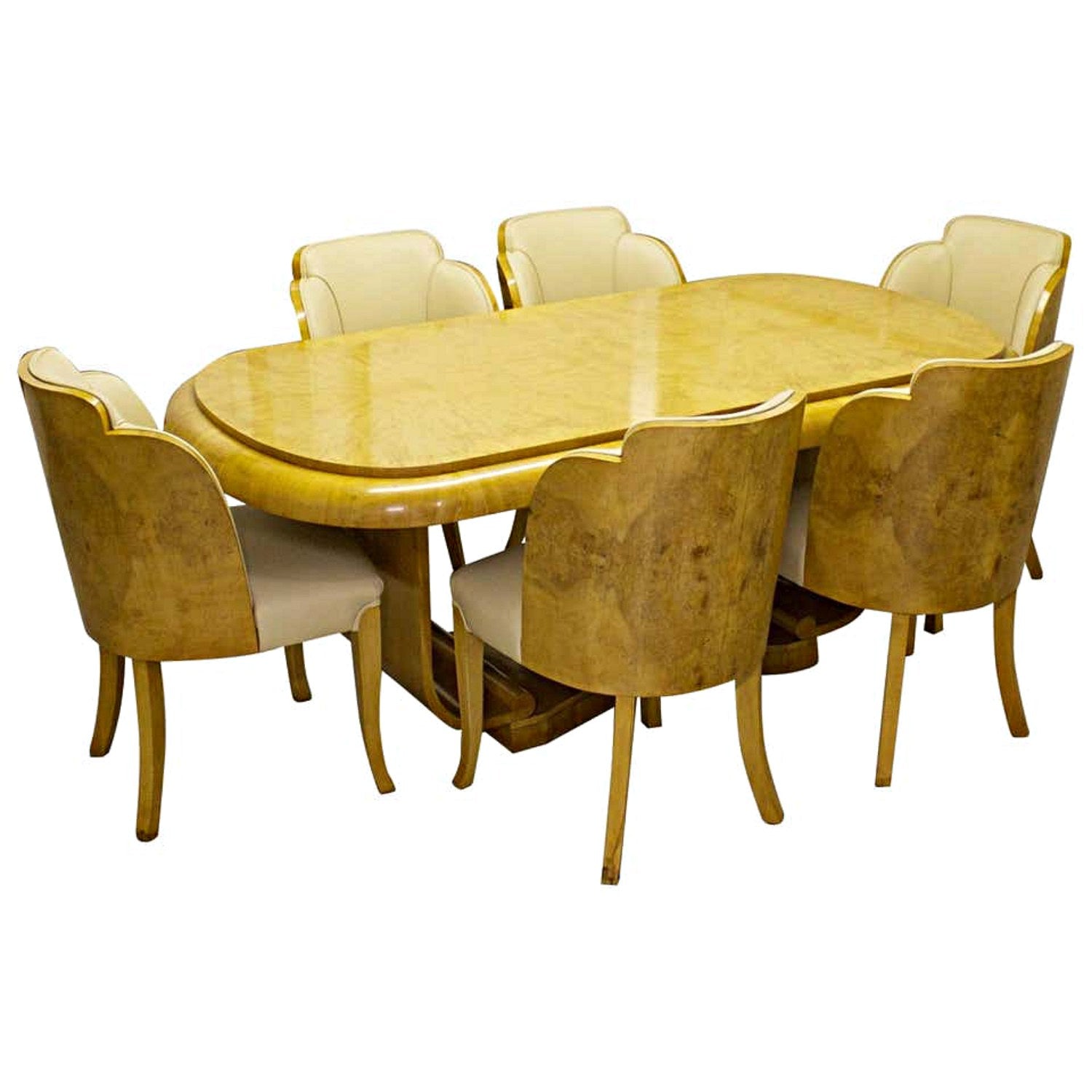 Art Deco 6 Seat Dining Suite