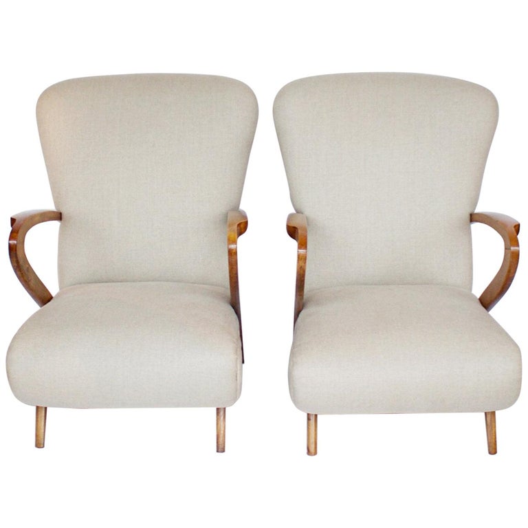 A Pair of Mid-Century Italian Armchairs Jeroen Markies Art Deco